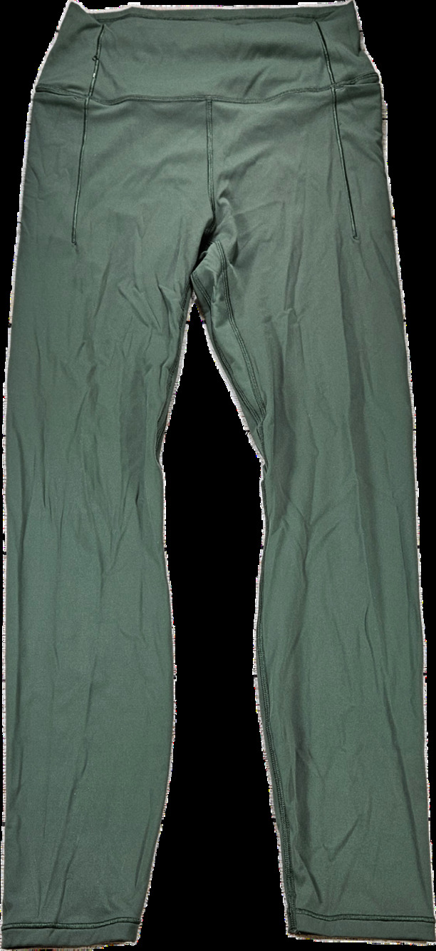 CALIA Leggings Women's Olive Green M High Waist Stretch Pockets